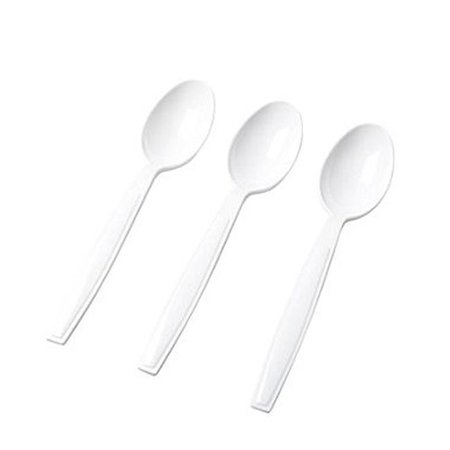 FINELINE SETTINGS Fineline Settings 2522-WH White Spoons- BULK 2522-WH